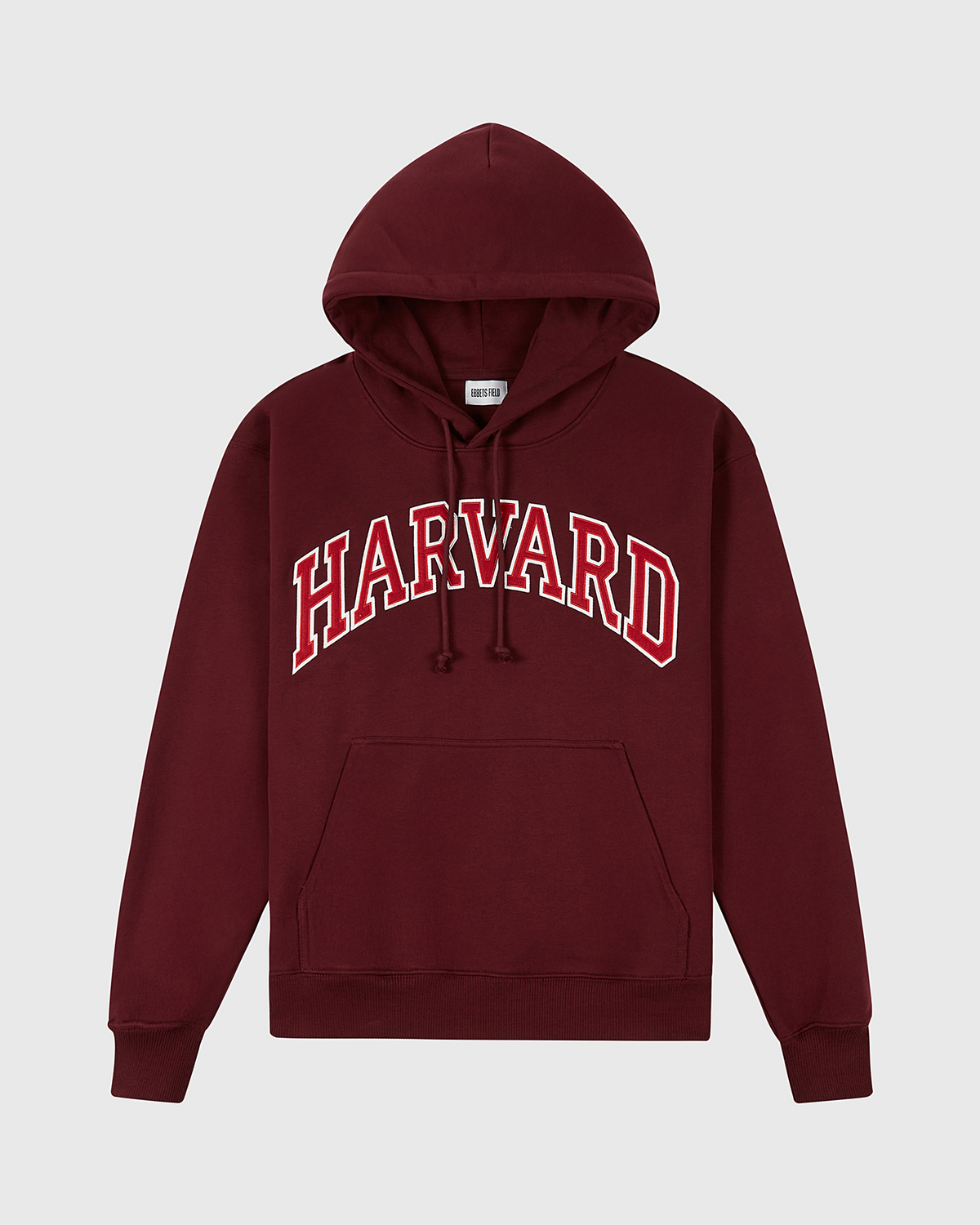 Harvard University Heavyweight Cotton Terry Pullover Hoodie product image 1, provided for visual reference and product