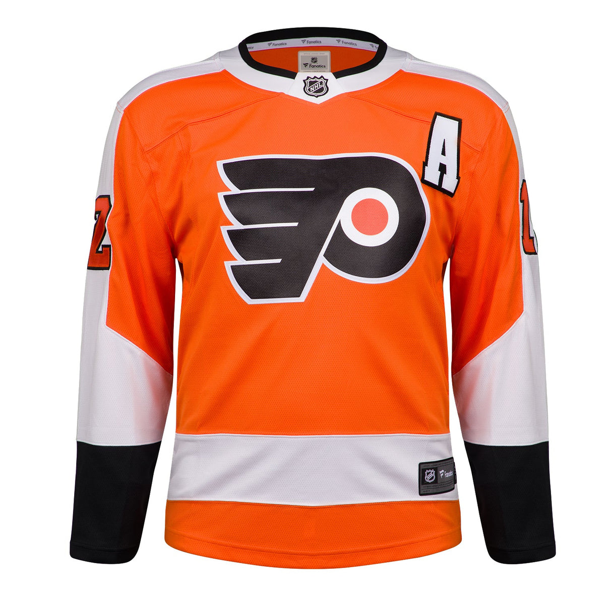 Simon Gagne Autographed Philadelphia Flyers Orange Fanatics Breakaway Jersey product image 2, provided for visual reference