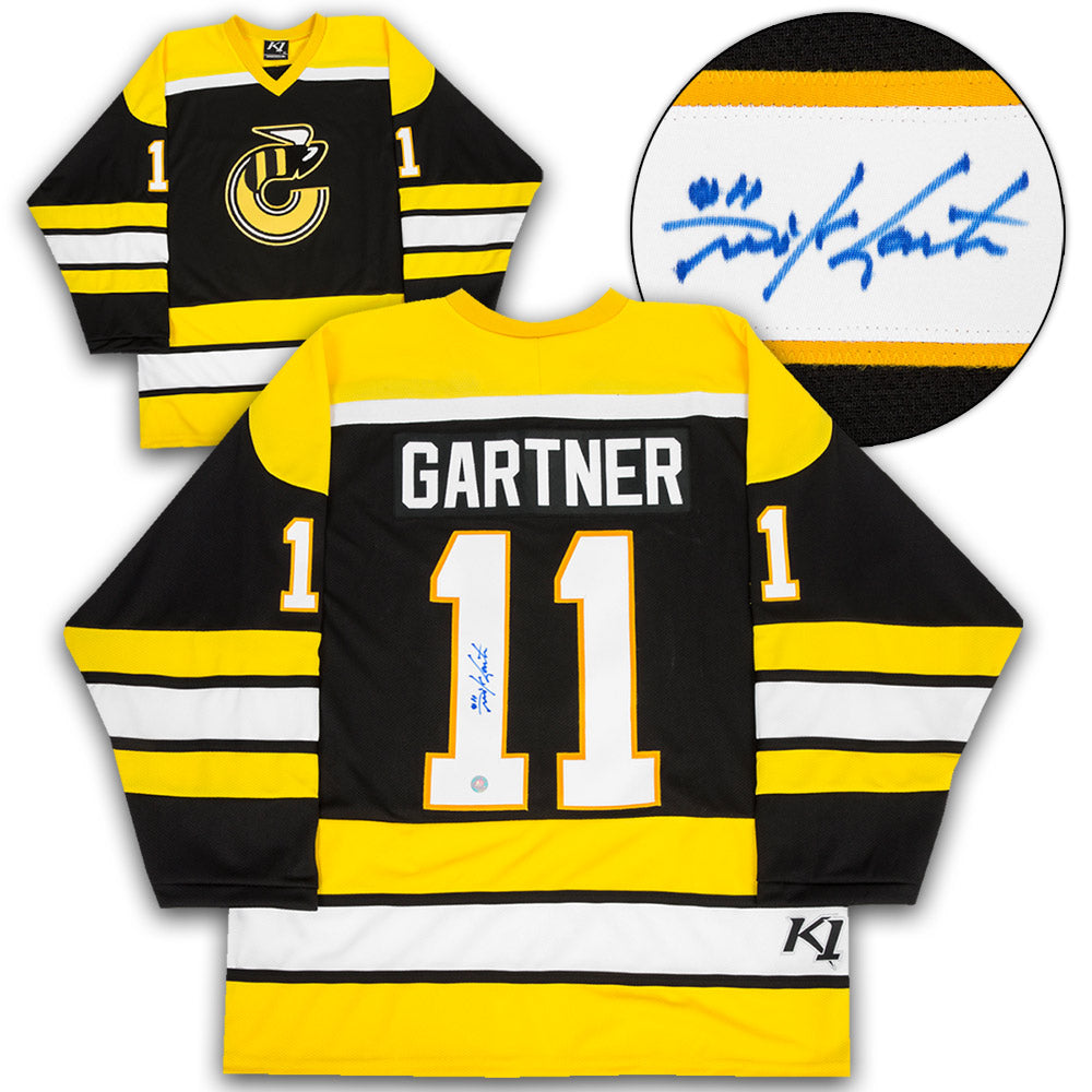 Mike Gartner Cincinnati Stingers Signed Vintage WHA Jersey product image 1, provided for visual reference and product detail