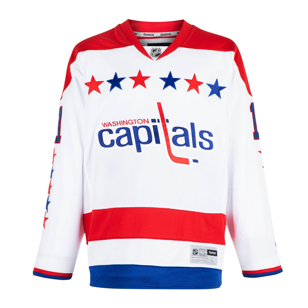 Mike Gartner Autographed Washington Capitals Vintage Reebok Jersey product image 2, provided for visual reference and
