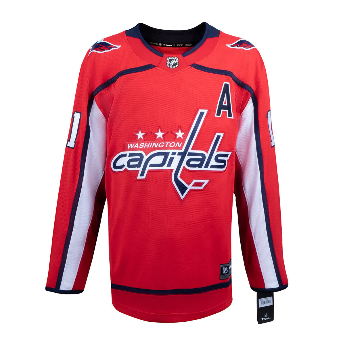 Mike Gartner Signed Washington Capitals Red Fanatics Breakaway Jersey product image 2, provided for visual reference and