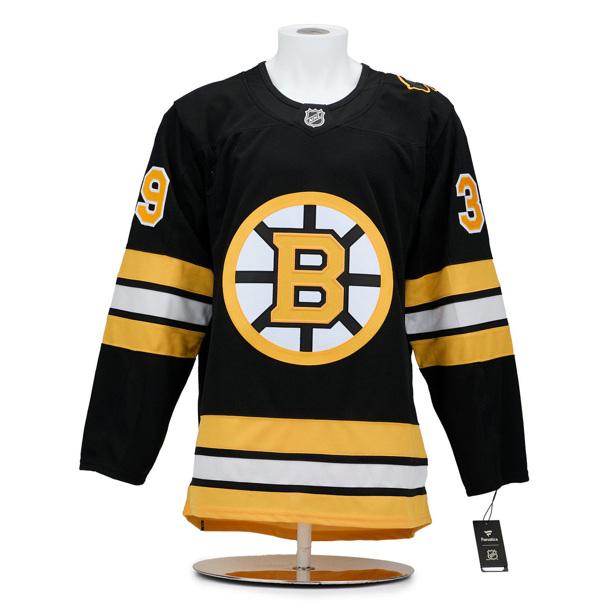 Morgan Geekie Signed Boston Bruins Impressionist Art Jersey #39/39 product image 2, provided for visual reference and