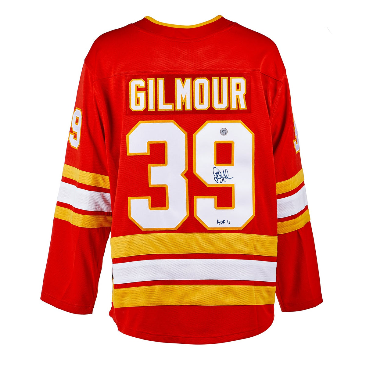 Doug Gilmour Signed Calgary Flames Fanatics Breakaway Jersey product image 1, provided for visual reference and product