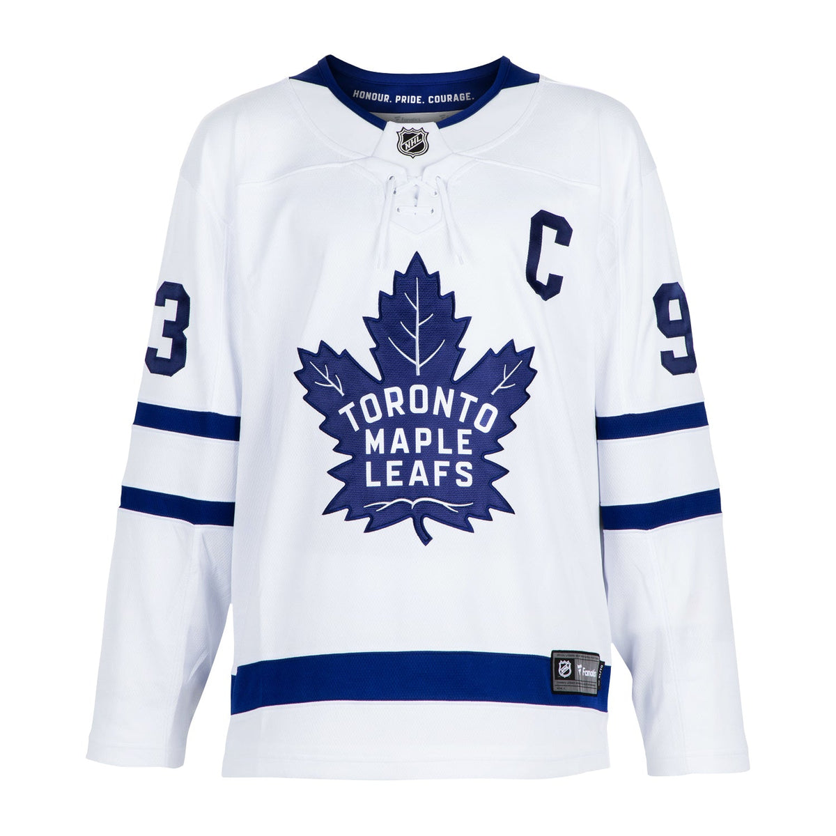 Doug Gilmour Signed Toronto Maple Leafs White Fanatics Breakaway Jersey product image 2, provided for visual reference and