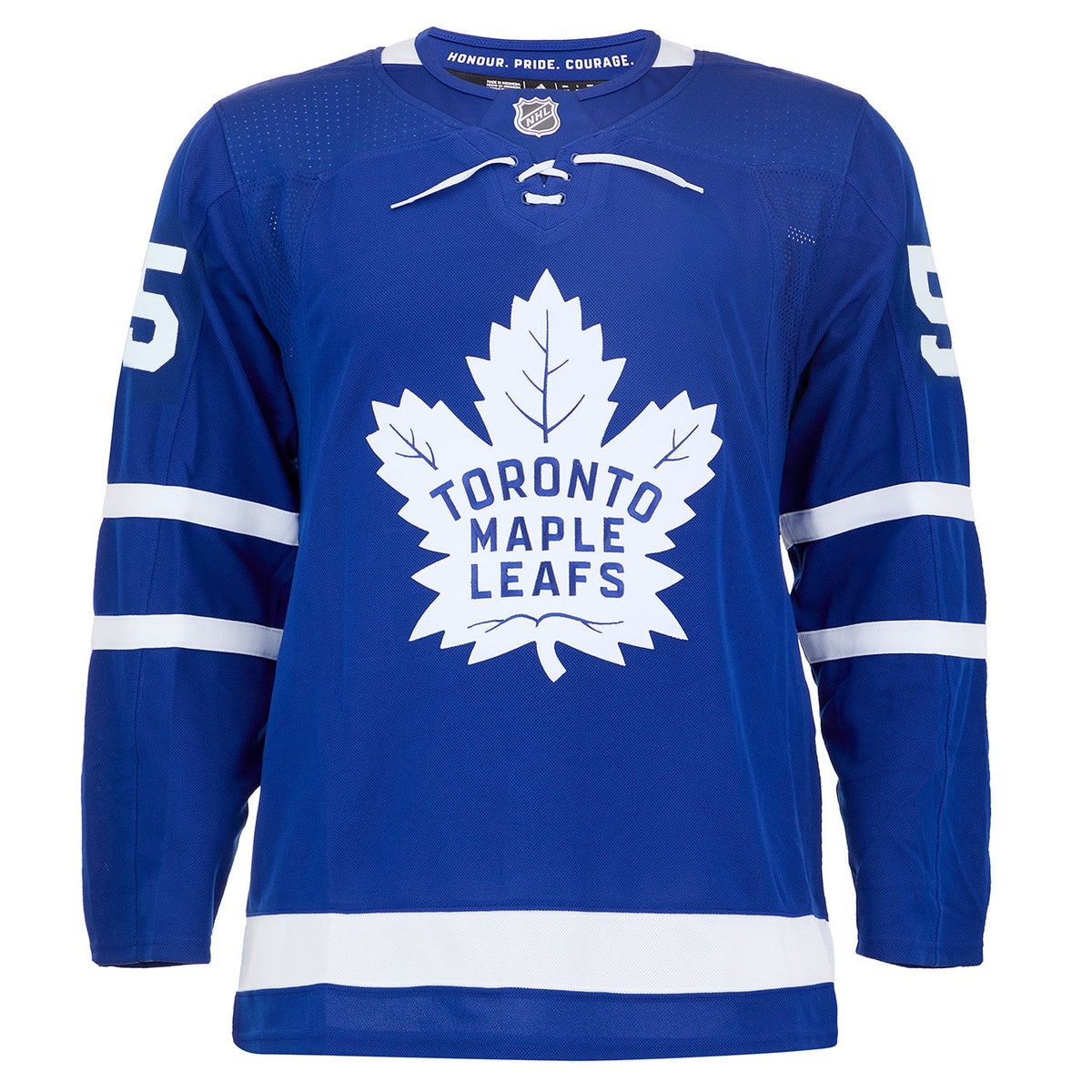 Mark Giordano Autographed Toronto Maple Leafs Blue adidas Jersey product image 2, provided for visual reference and product