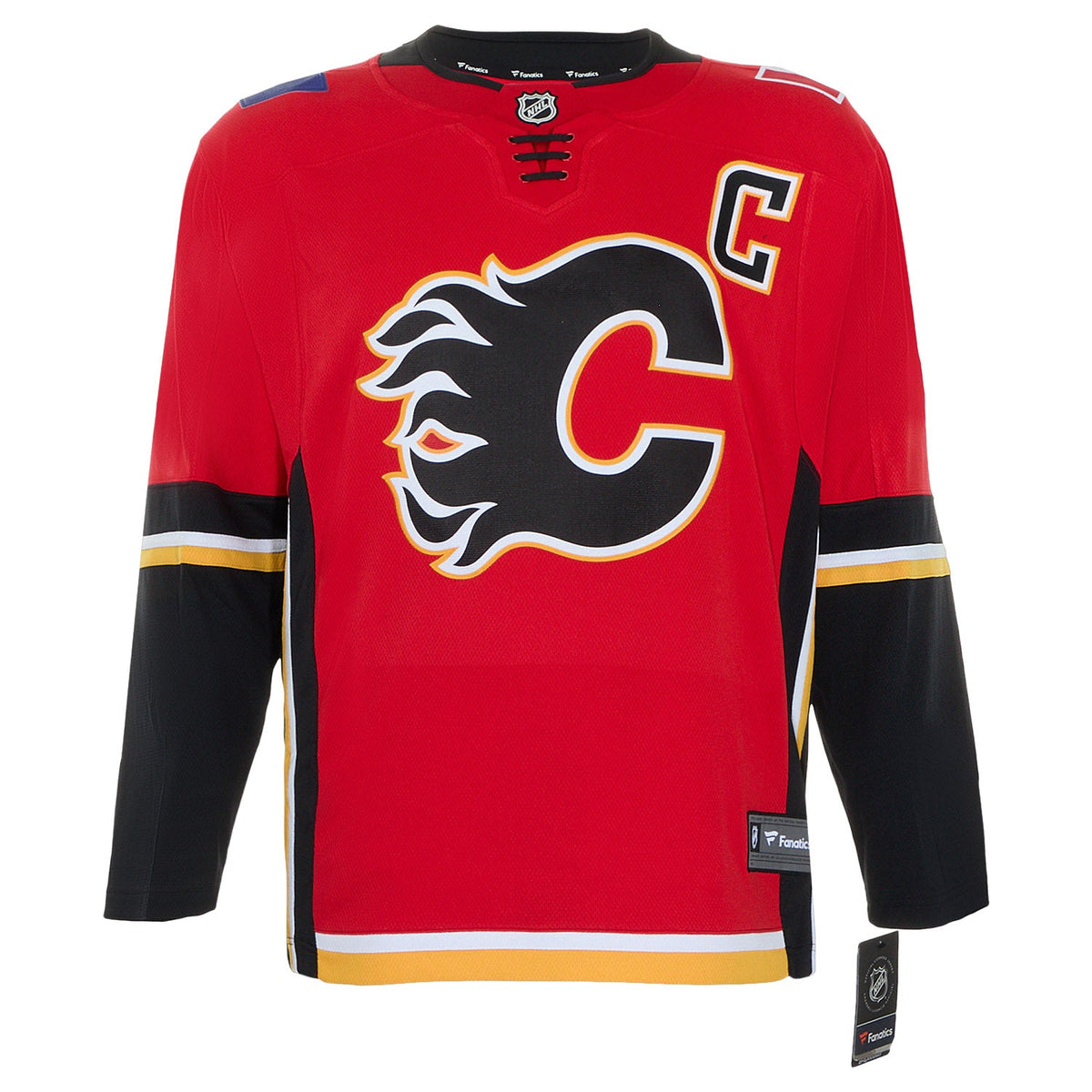 Mark Giordano Signed Calgary Flames Roaring Fire Art Jersey #/50 product image 2, provided for visual reference and product