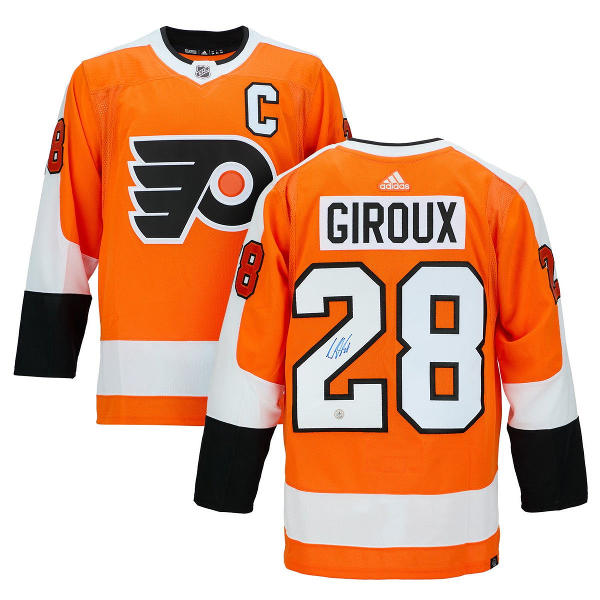 Claude Giroux Autographed Philadelphia Flyers adidas Jersey product image 3, provided for visual reference and product