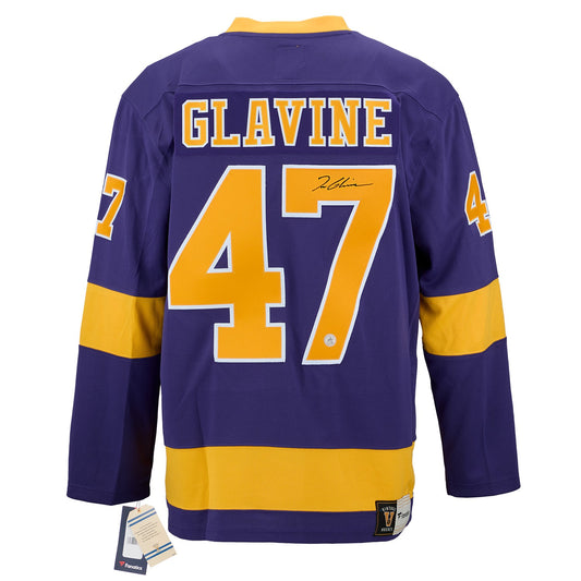Tom Glavine Signed Los Angeles Kings Fanatics Throwback Jersey product image 1, provided for visual reference and product