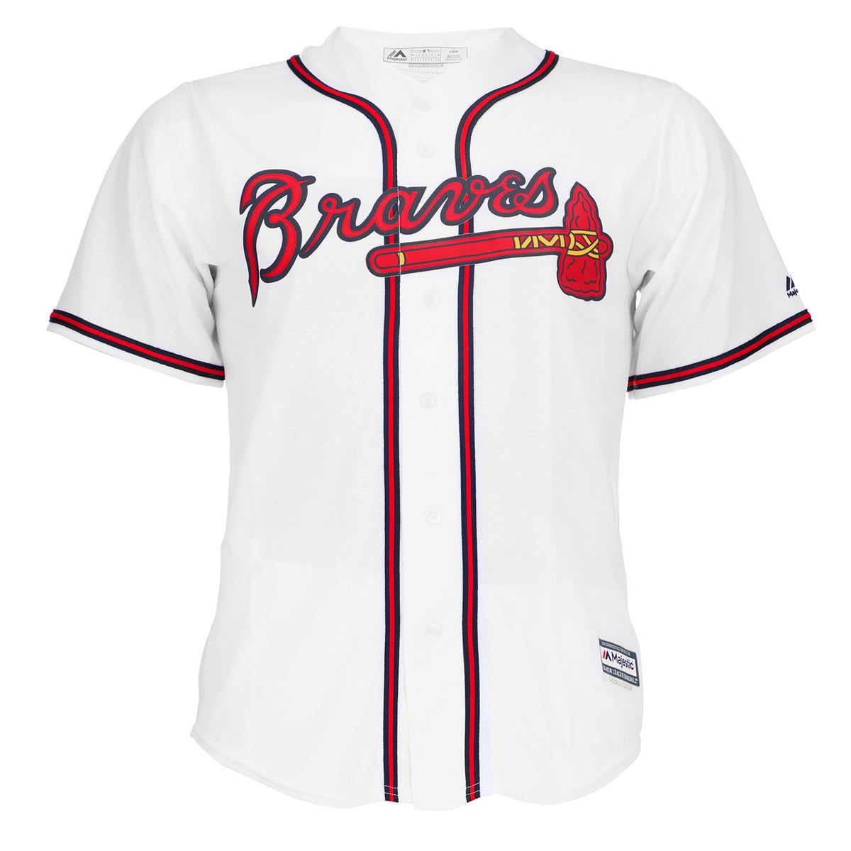 Tom Glavine Autographed Atlanta Braves White Majestic Jersey product image 2, provided for visual reference and product