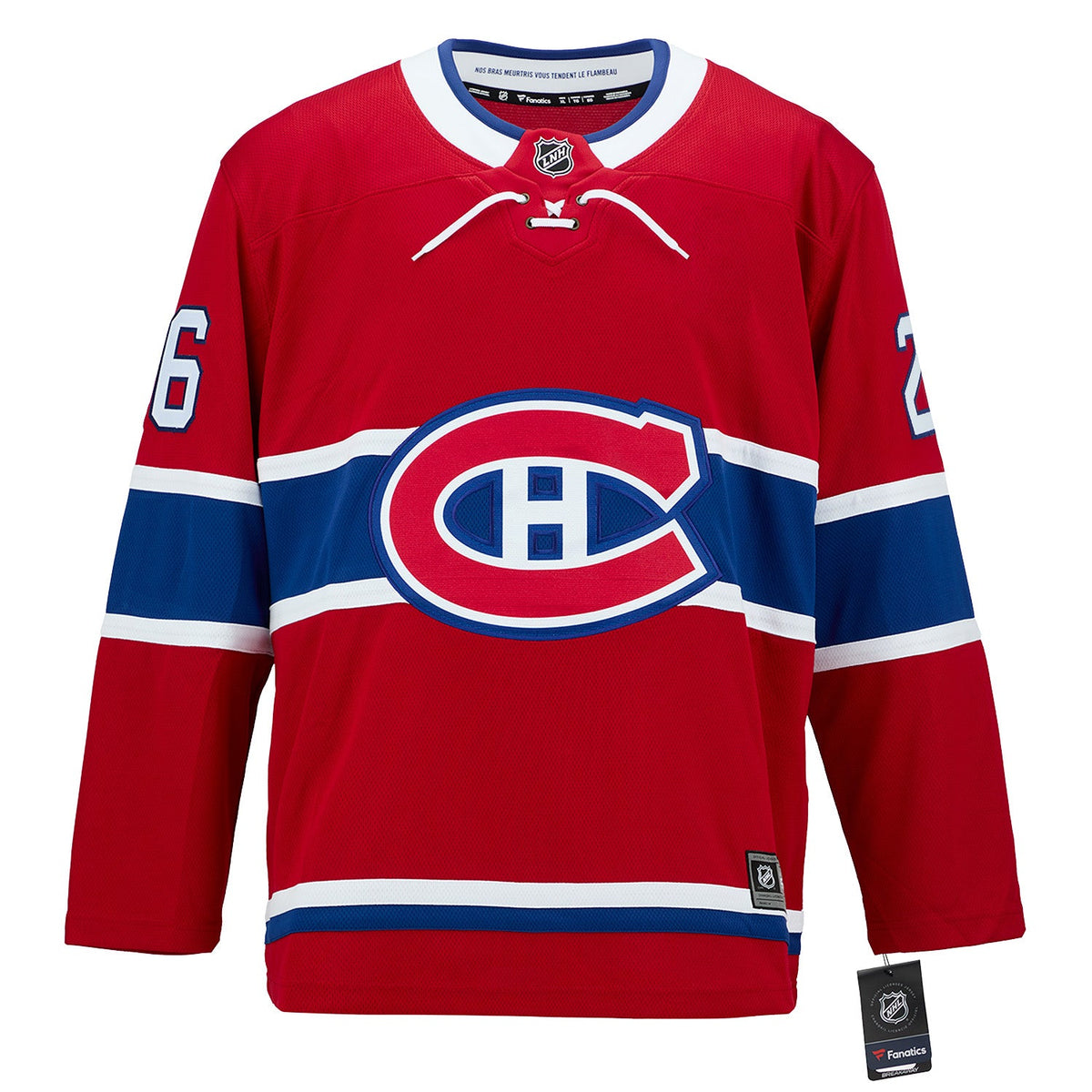 Josh Gorges Autographed Montreal Canadiens Fanatics Breakaway Jersey product image 2, provided for visual reference and