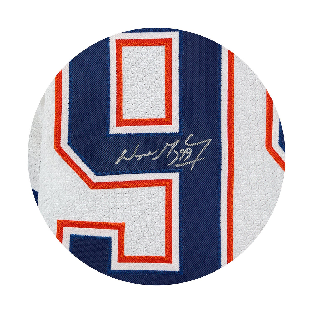 Wayne Gretzky Signed Edmonton Oilers Authentic White Vintage CCM Jersey UDA COA product image 3, provided for visual