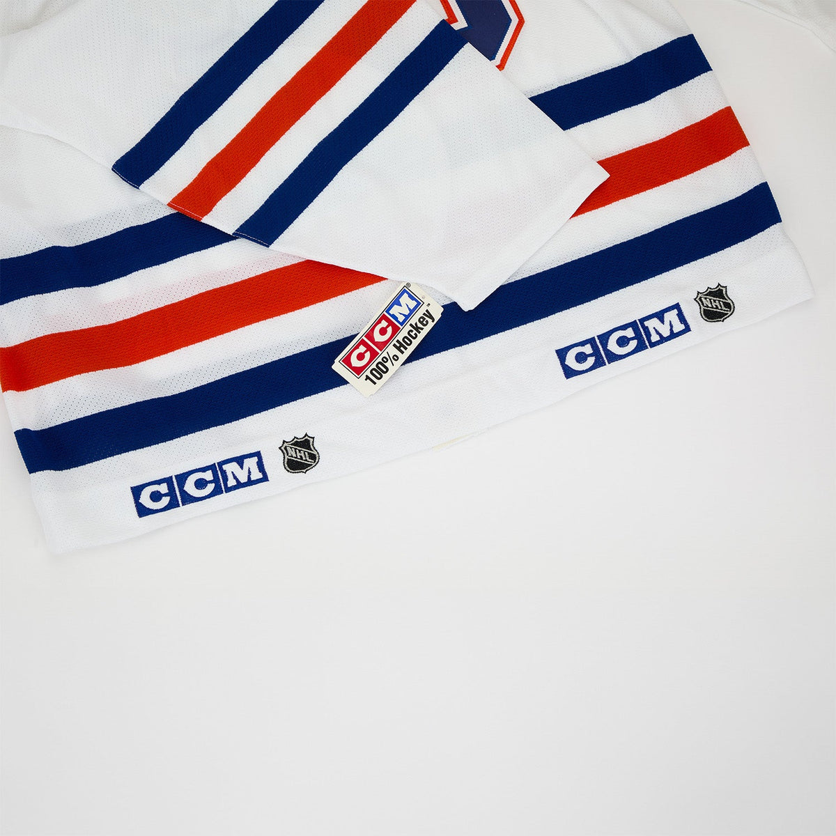Wayne Gretzky Signed Edmonton Oilers Authentic White Vintage CCM Jersey UDA COA product image 5, provided for visual