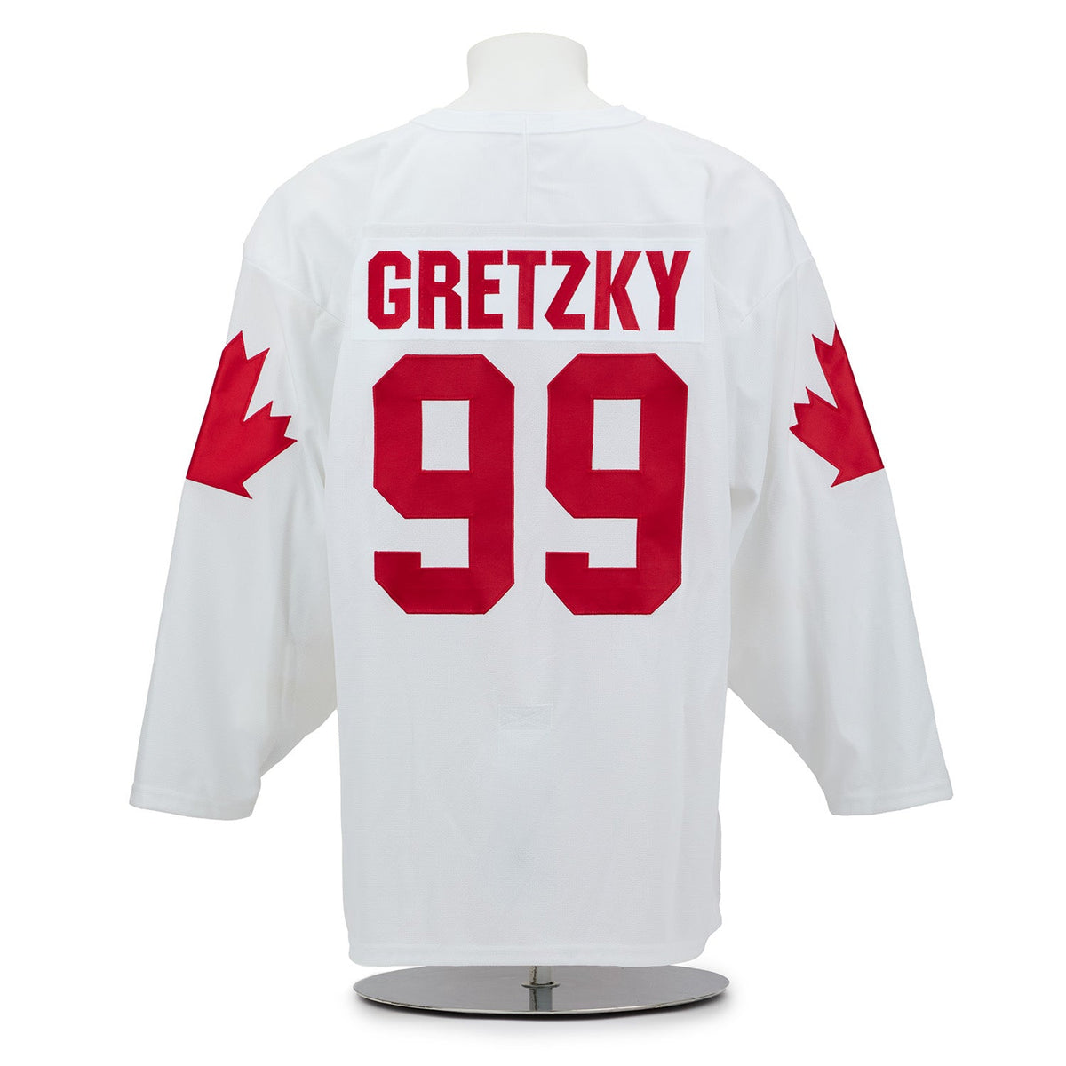 Wayne Gretzky Signed 1987 Canada Cup Custom Jersey With Fight Strap product image 2, provided for visual reference and