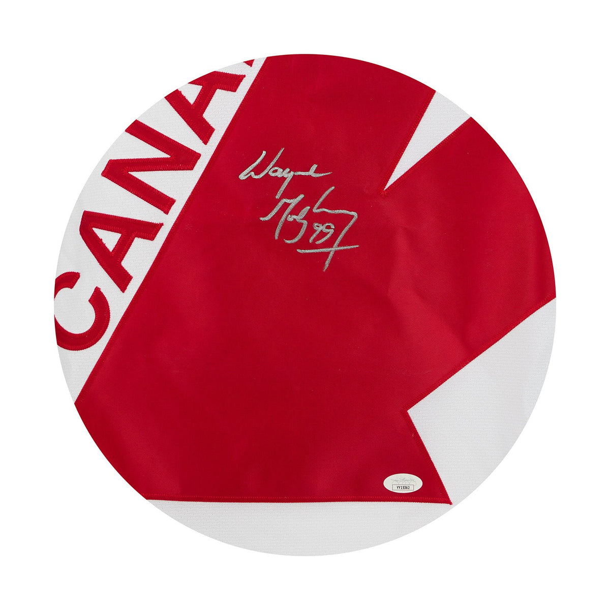 Wayne Gretzky Signed 1987 Canada Cup Custom Jersey With Fight Strap product image 3, provided for visual reference and