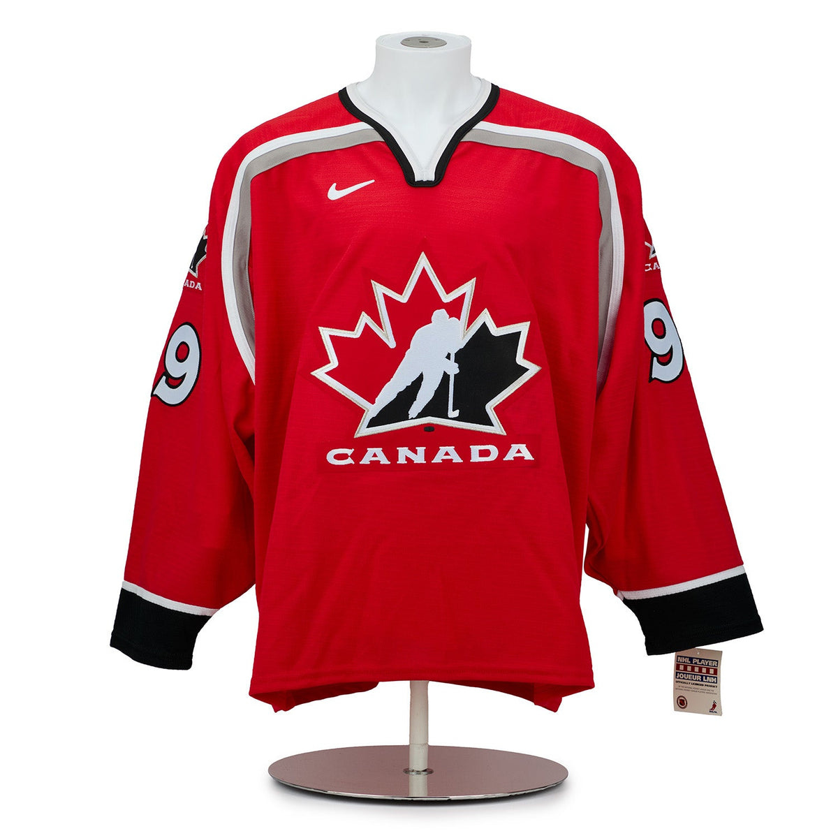 Wayne Gretzky Signed Team Canada 1998 Olympic Hockey Nike Hockey Jersey product image 2, provided for visual reference and