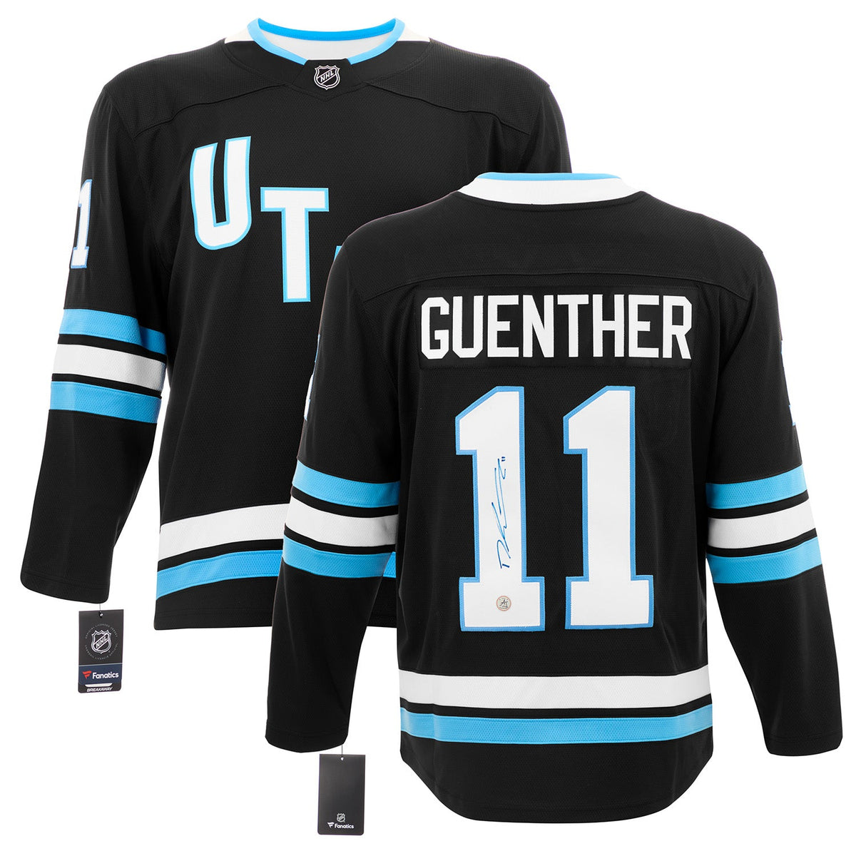 Dylan Guenther Signed Utah Hockey Club Fanatics Breakaway Jersey product image 3, provided for visual reference and product