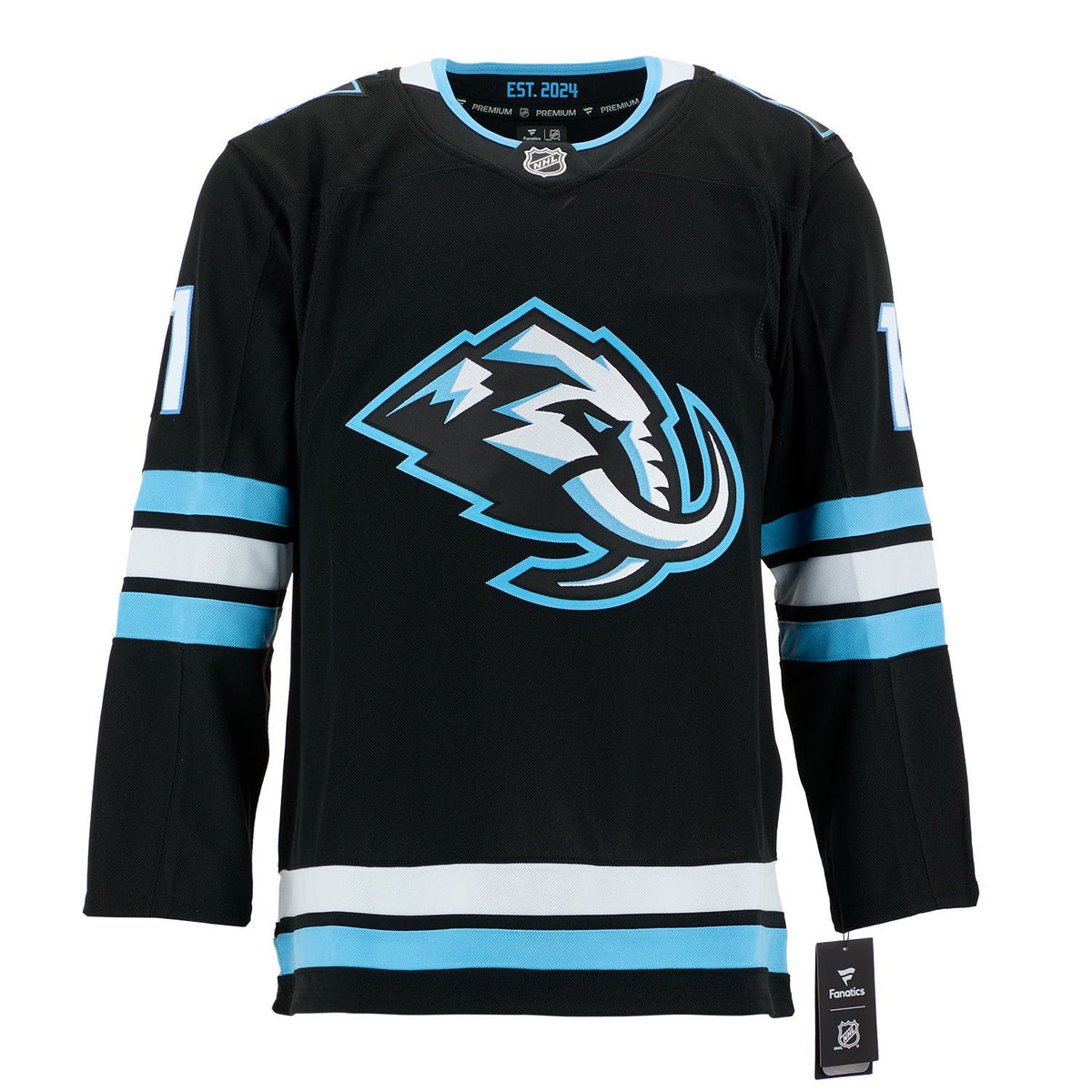 Dylan Guenther Autographed Utah Mammoth Fanatics Premium Jersey product image 2, provided for visual reference and product