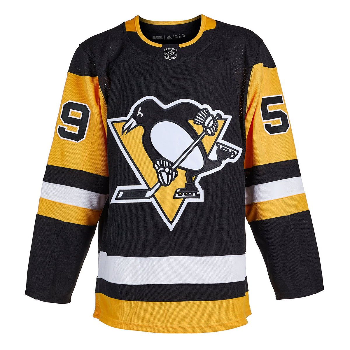 Jake Guentzel Autographed Pittsburgh Penguins adidas Jersey product image 2, provided for visual reference and product