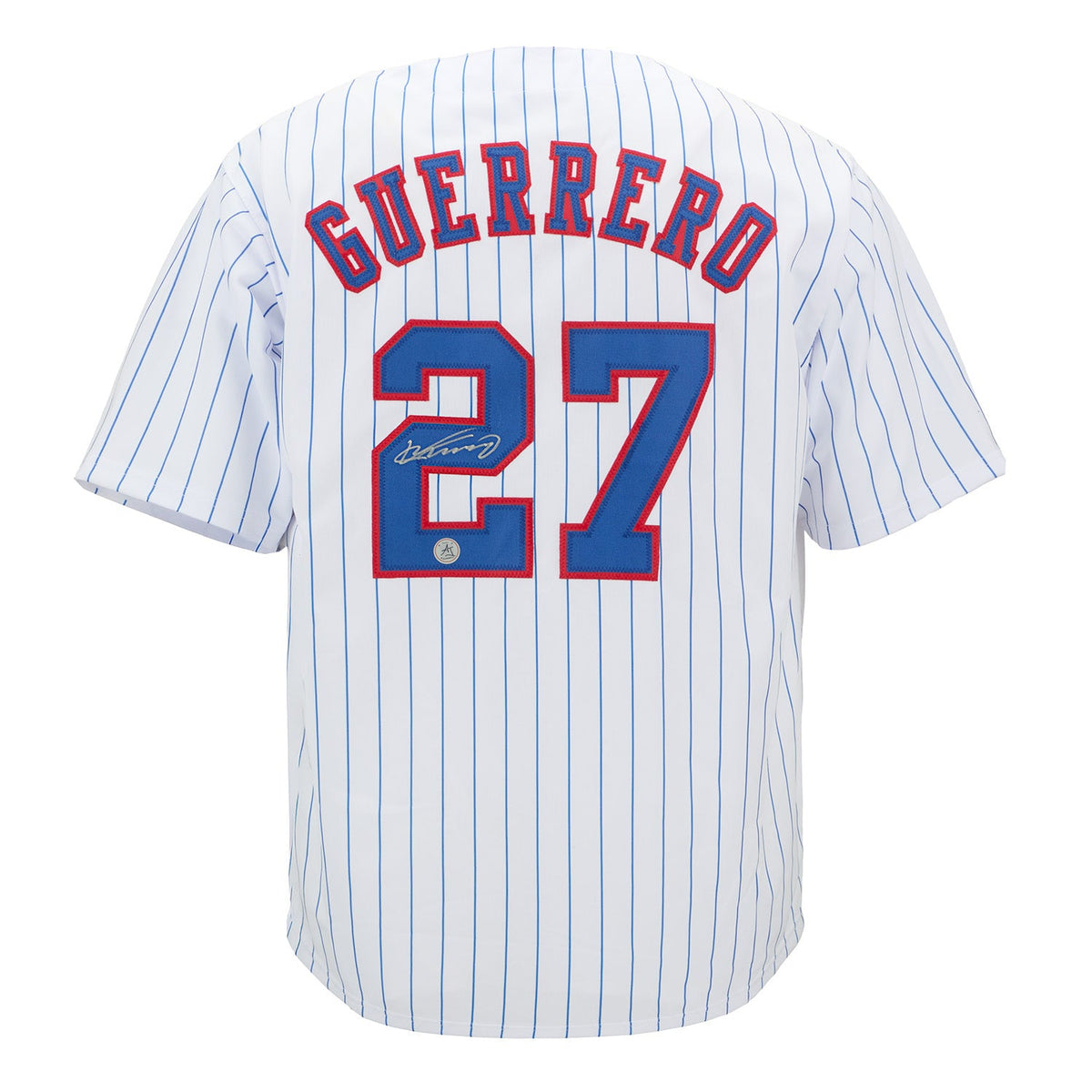 Vladimir Guerrero Sr Signed Montreal City Design White Baseball Jersey product image 1, provided for visual reference and