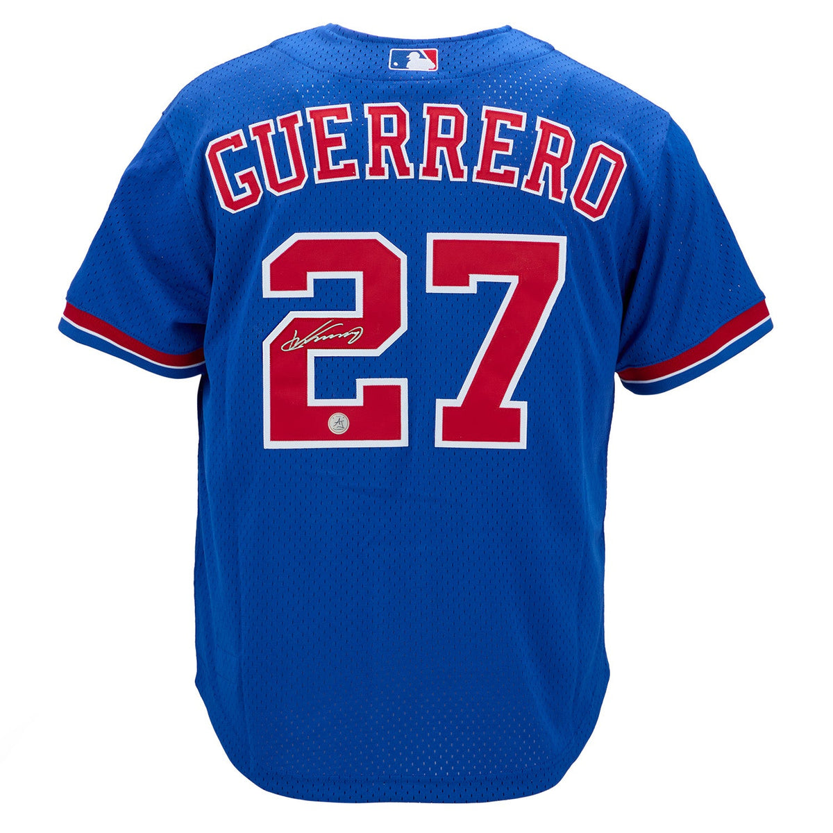 Vladimir Guerrero Sr Signed Montreal Expos Mitchell & Ness Throwback Jersey product image 1, provided for visual reference