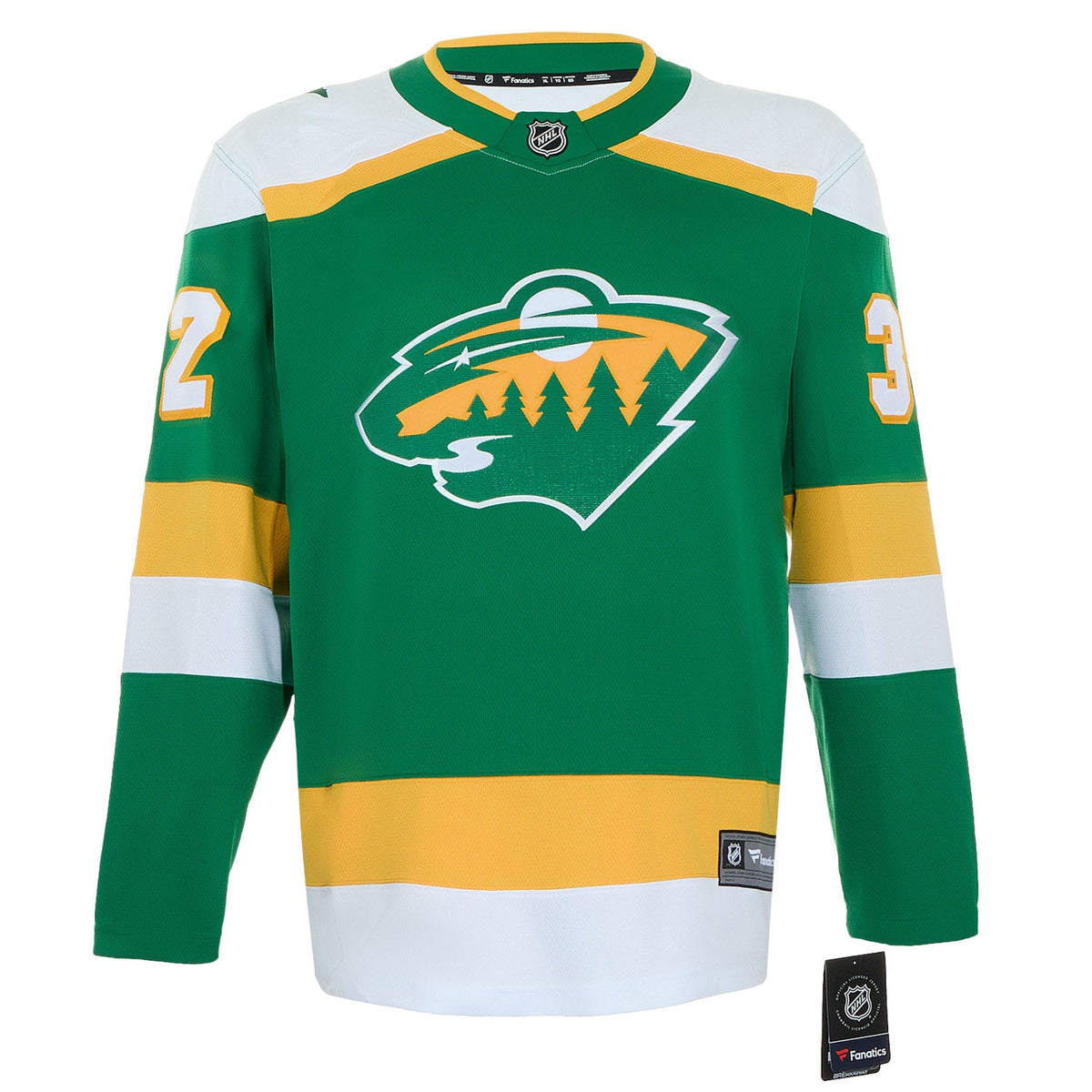 Filip Gustavsson Signed Minnesota Wild Alternate Fanatics Breakaway Jersey product image 2, provided for visual reference
