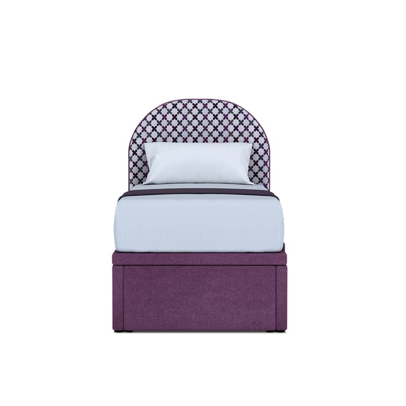 Adey Headboard + Van Syera Storage Bed