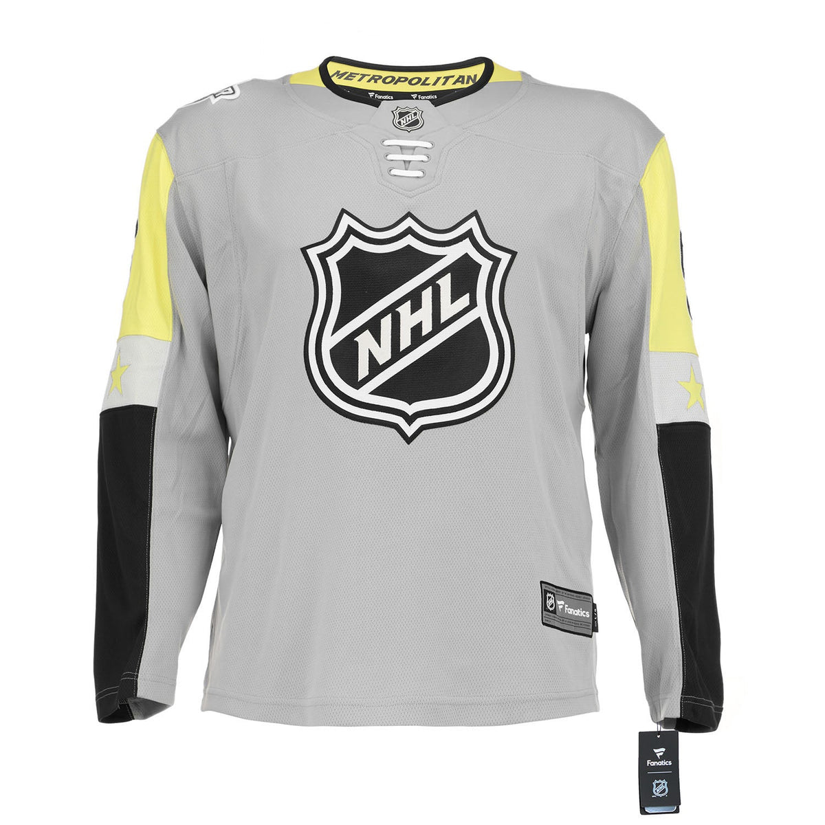 Noah Hanifin Signed 2018 NHL All-Star Game Metro Fanatics Breakaway product image 2, provided for visual reference and