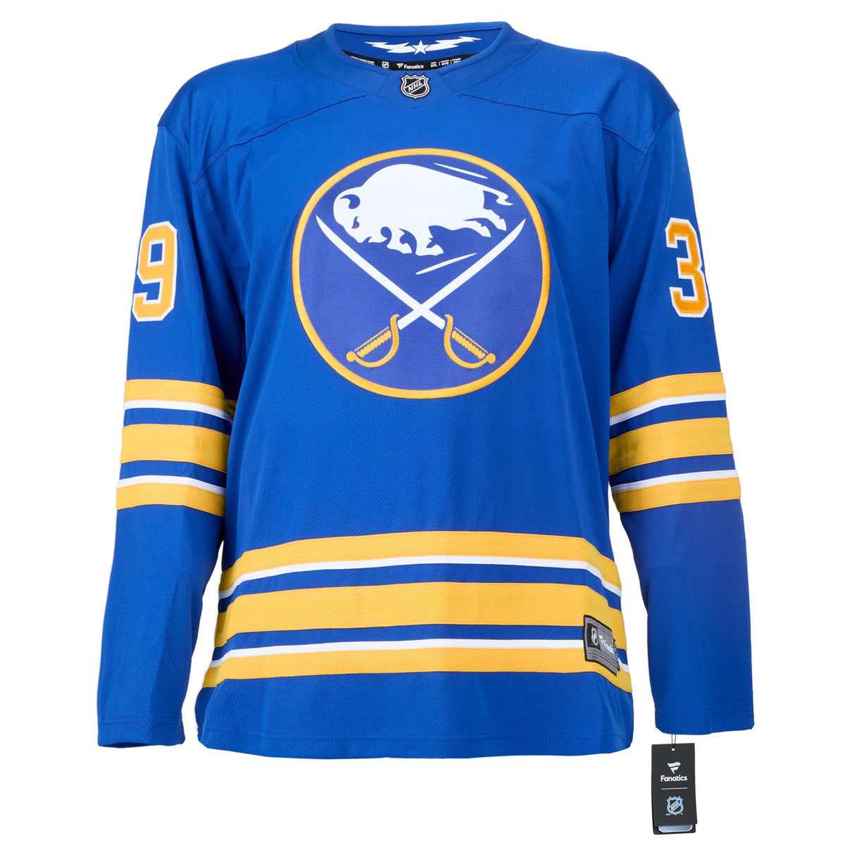 Dominik Hasek Autographed Buffalo Sabres Fanatics Breakaway Jersey product image 2, provided for visual reference and