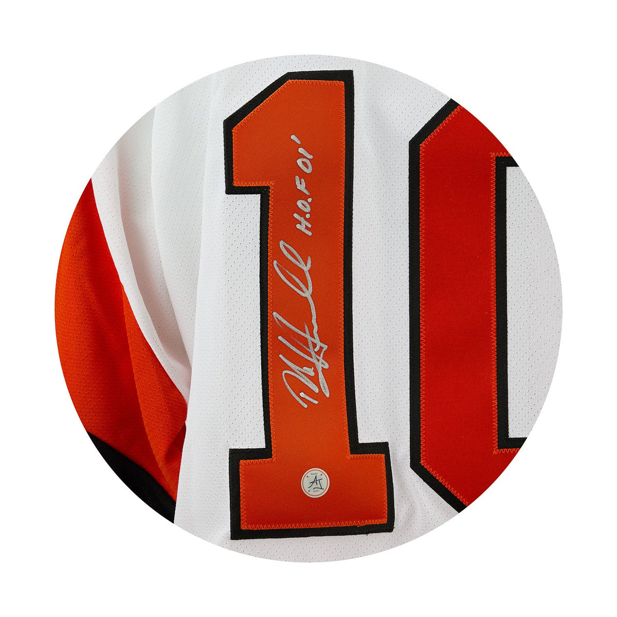 Dale Hawerchuk Signed Philadelphia Flyers White Vintage CCM Jersey product image 3, provided for visual reference and