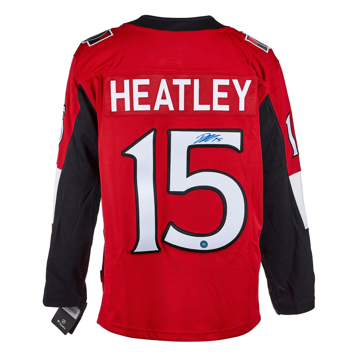 Dany Heatley Autographed Ottawa Senators Fanatics Breakaway Jersey product image 1, provided for visual reference and