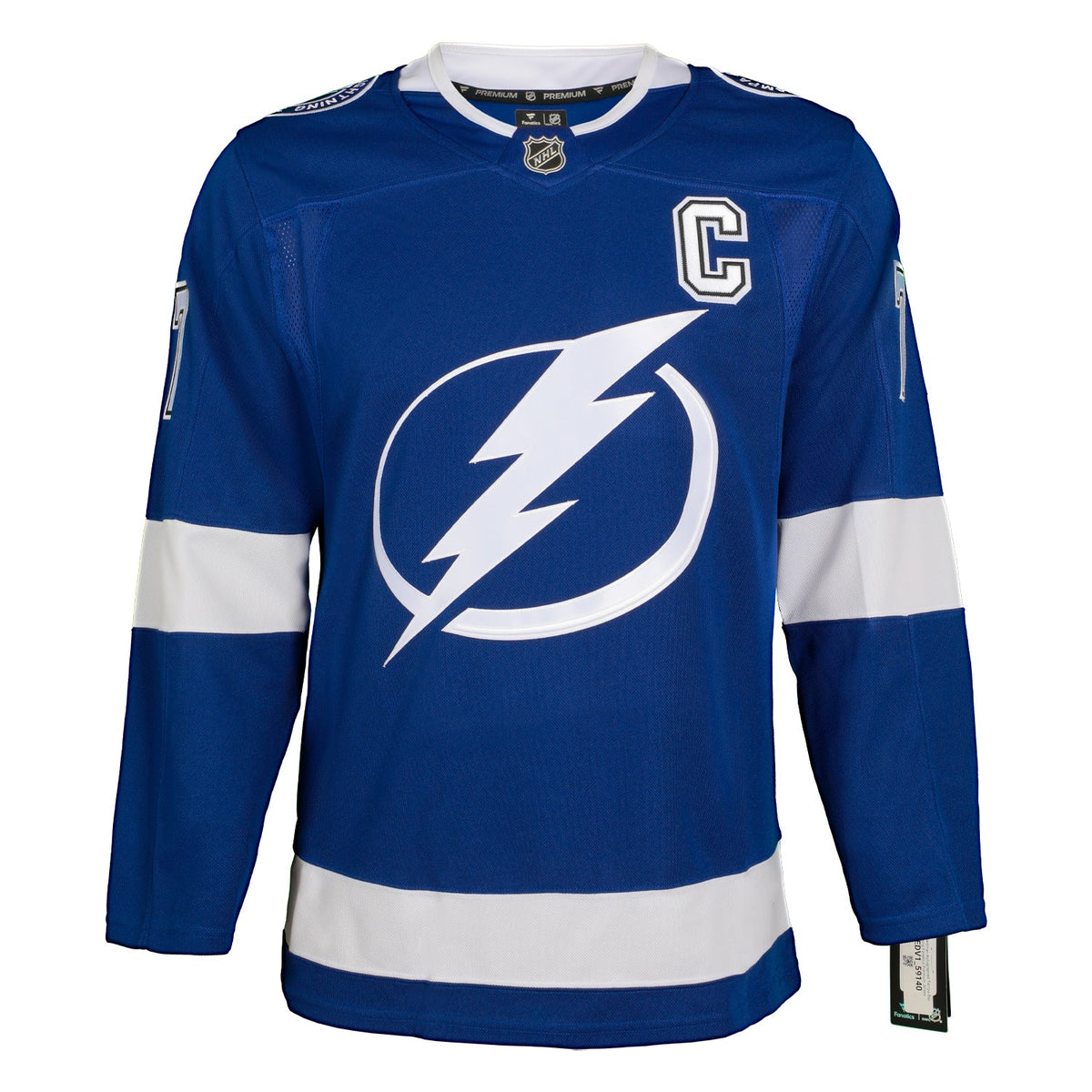 Victor Hedman Autographed Tampa Bay Lightning Fanatics Premium Jersey product image 2, provided for visual reference and