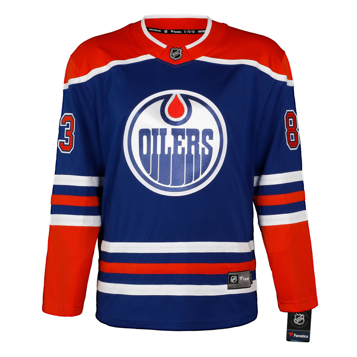 Ales Hemsky Autographed Edmonton Oilers Blue Fanatics Breakaway Jersey product image 2, provided for visual reference and
