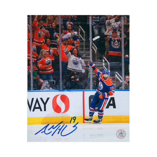 Adam Henrique Signed Edmonton Oilers Game 6 Winning Goal Celebration 8x10 Photo product image 1, provided for visual
