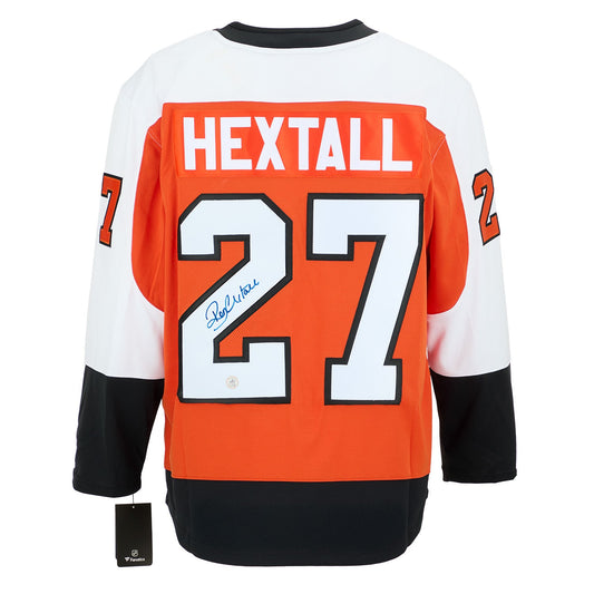 Ron Hextall Autographed Philadelphia Flyers Fanatics Breakaway Jersey product image 1, provided for visual reference and