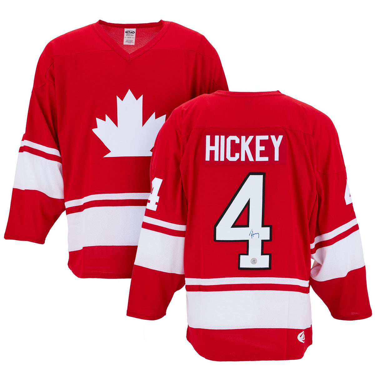 Thomas Hickey Autographed Team Canada Custom Hockey Nation Jersey product image 3, provided for visual reference and product