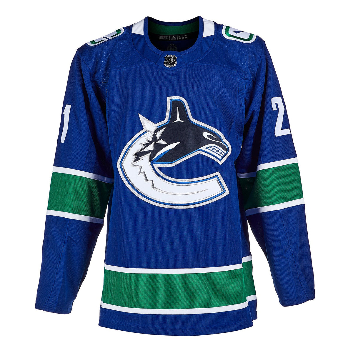 Nils Hoglander Autographed Vancouver Canucks adidas Jersey product image 2, provided for visual reference and product detail