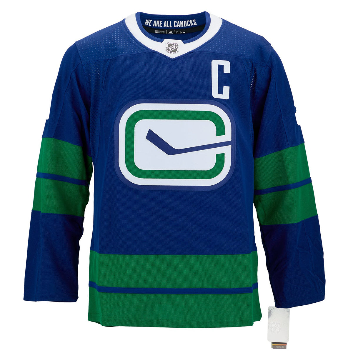 Bo Horvat Signed Vancouver Canucks Alternate adidas Jersey product image 2, provided for visual reference and product detail