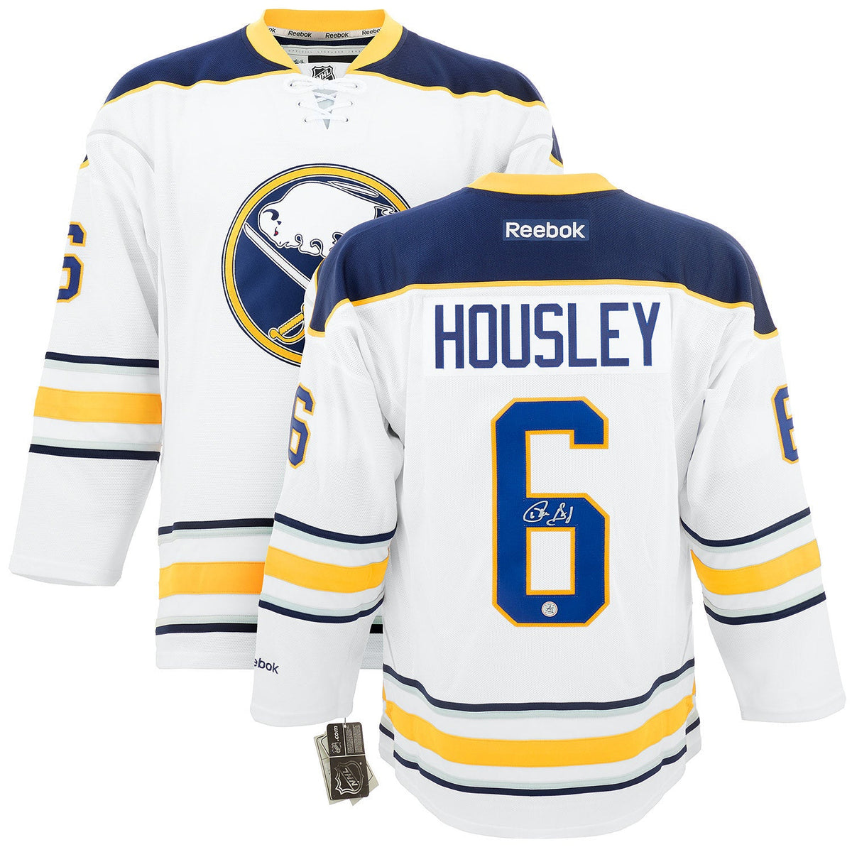 Phil Housley Buffalo Sabres Autographed Reebok Jersey product image 3, provided for visual reference and product detail