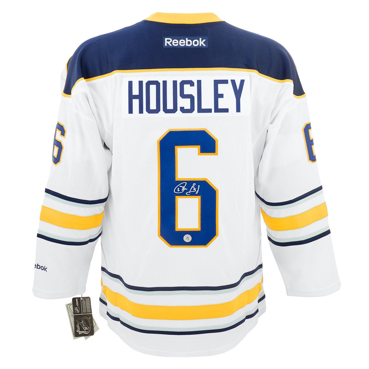 Phil Housley Buffalo Sabres Autographed Reebok Jersey product image 1, provided for visual reference and product detail