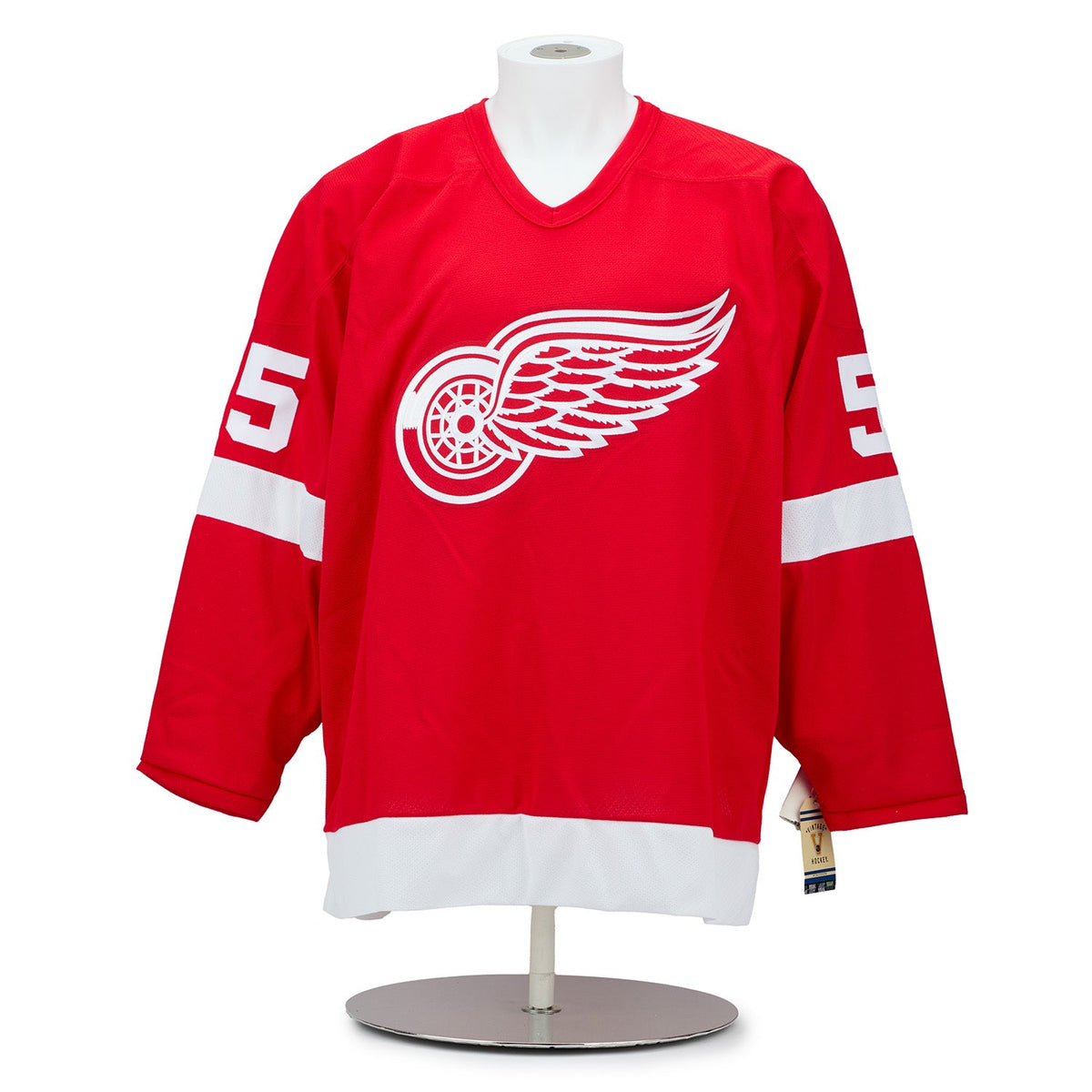 Detroit Red Wings 1955 Stanley Cup Team Signed Vintage CCM Jersey #41/55 product image 2, provided for visual reference and