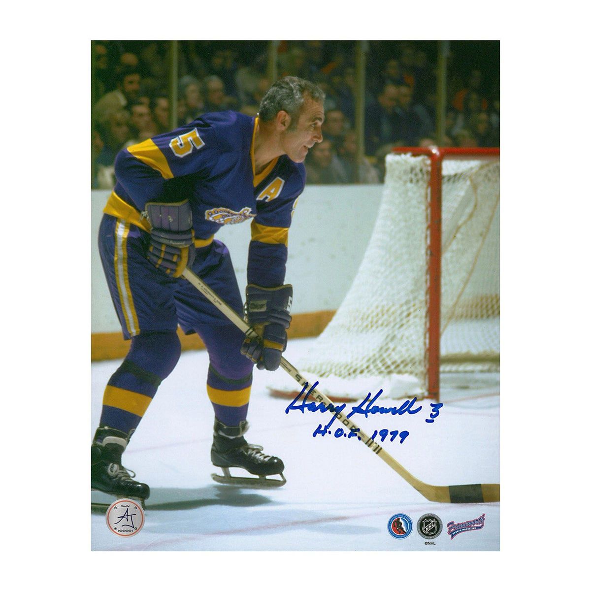 Harry Howell Signed Los Angeles Kings 8x10 Photo product image 1, provided for visual reference and product detail review