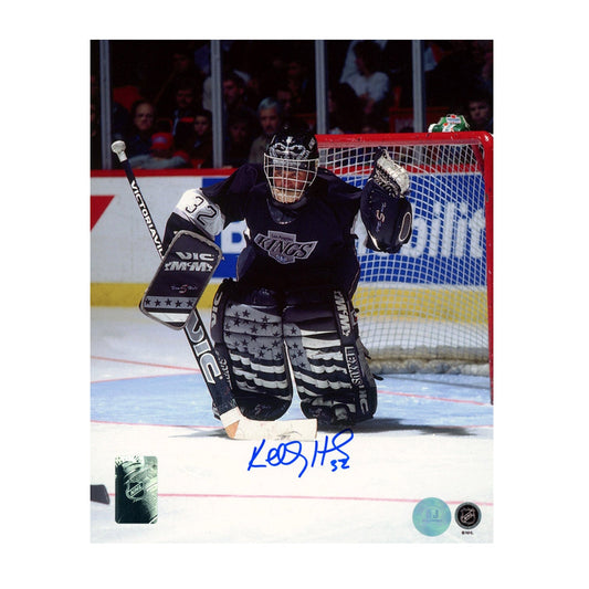 Kelly Hrudey Autographed Los Angeles Kings Goalie 8x10 Photo product image 1, provided for visual reference and product