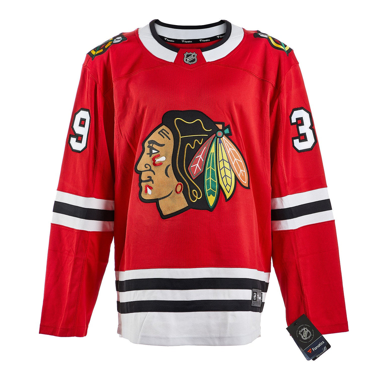 Cristobal Huet Autographed Chicago Blackhawks Fanatics Breakaway Jersey product image 2, provided for visual reference and