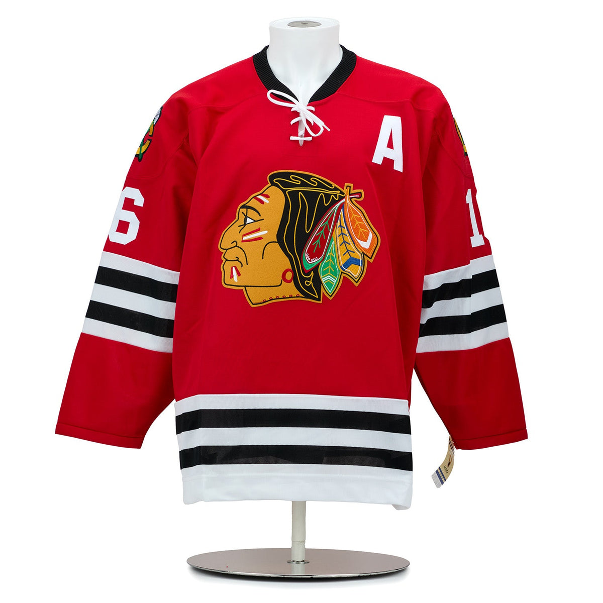 Bobby Hull Signed & Inscribed Chicago Blackhawks Vintage CCM Jersey product image 2, provided for visual reference and