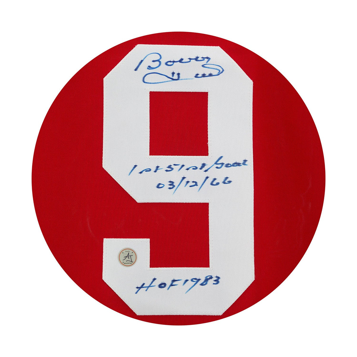 Bobby Hull Signed & Inscribed Chicago Blackhawks Vintage CCM Jersey product image 3, provided for visual reference and