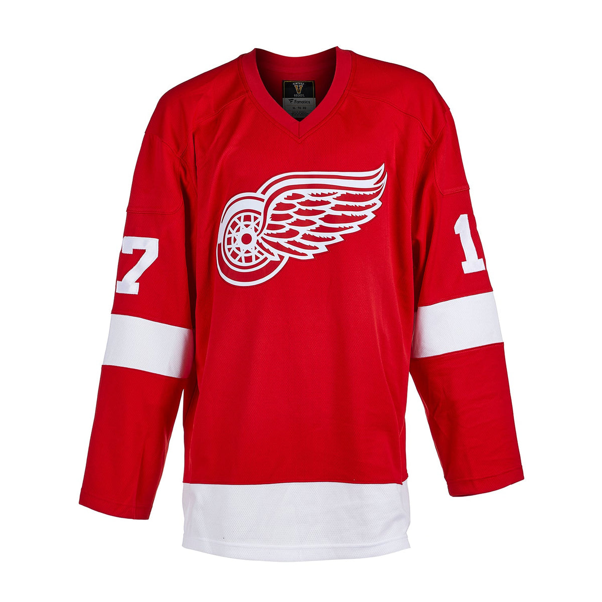 Brett Hull Autographed Detroit Red Wings Throwback Breakaway Jersey product image 2, provided for visual reference and