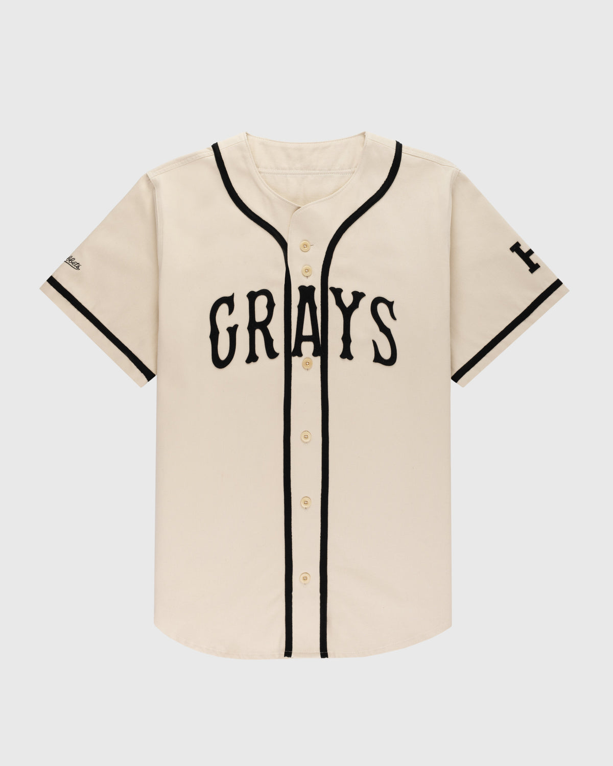 Homestead Grays Cotton Twill Baseball Jersey product image 1, provided for visual reference and product detail review