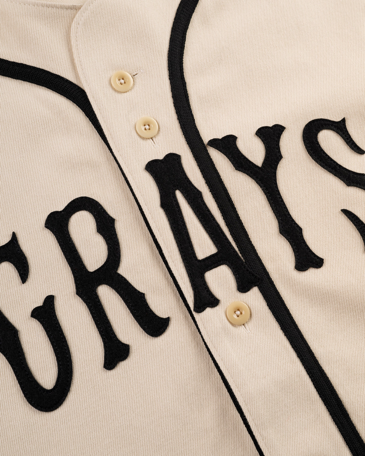 Homestead Grays Cotton Twill Baseball Jersey product image 4, provided for visual reference and product detail review