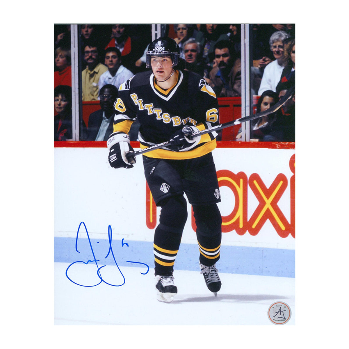 Jaromir Jagr Autographed Pittsburgh Penguins Game Action 8x10 Photo product image 1, provided for visual reference and