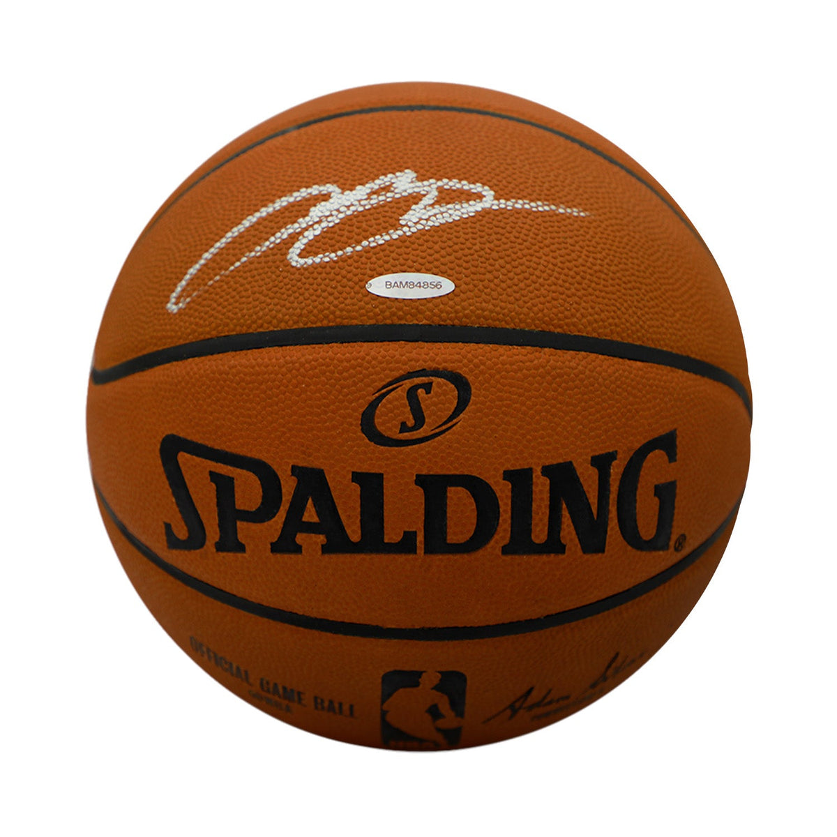 LeBron James Autographed Spalding Official NBA Game Basketball product image 1, provided for visual reference and product